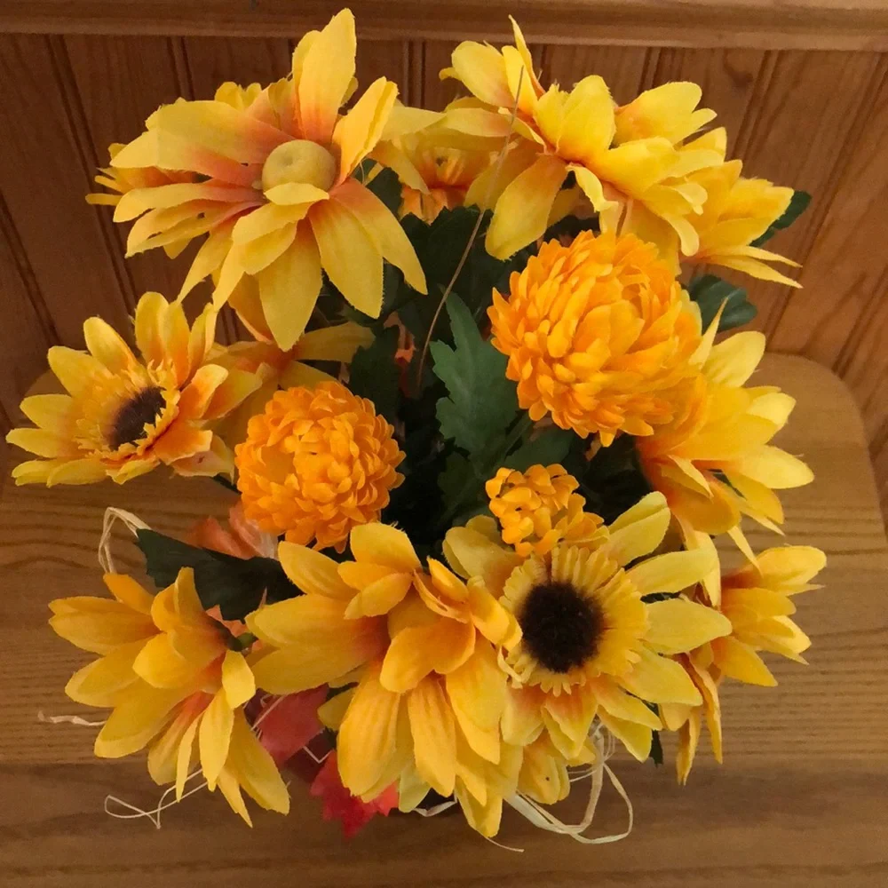 Fall floral arrangement